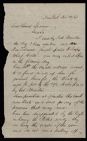 Letter from Thomas A. Demill to Captain Thomas Sparrow
